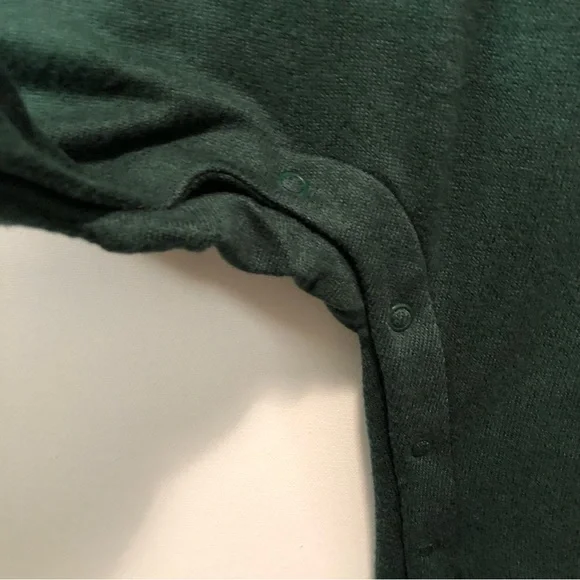 Disney Holiday Mickey Raglan Jumpsuit Baby Beans Kohls Christmas Sleeper 18M New - Picture 13 of 17